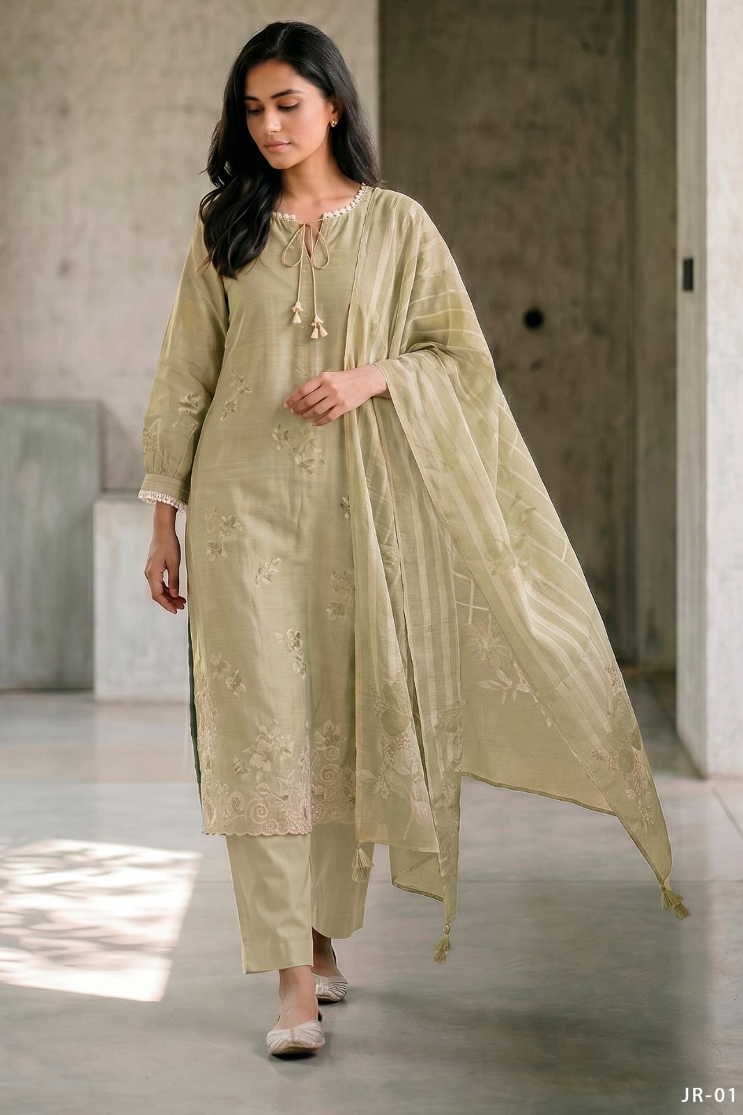 Varsha Fashion Jasper Cotton Linen Printed Suit JR-01