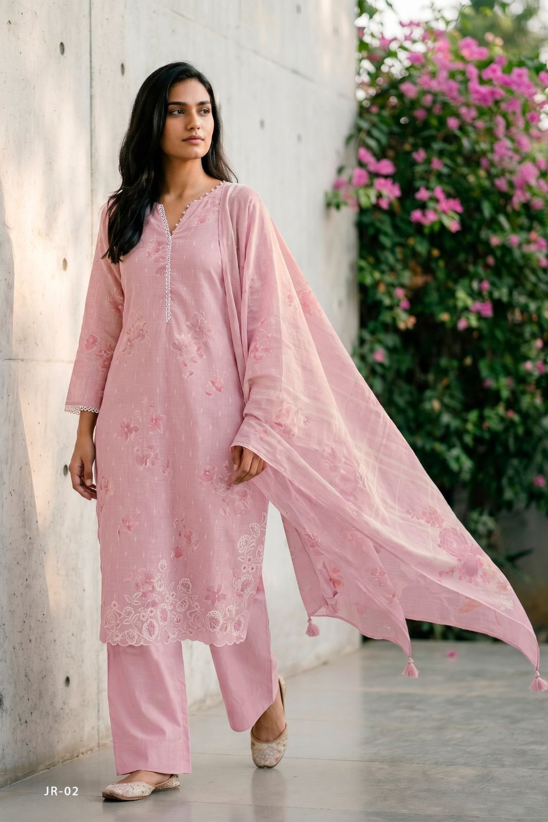 Varsha Fashion Jasper Cotton Linen Printed Suit JR-02