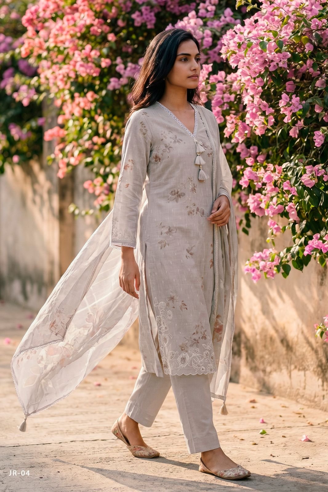 Varsha Fashion Jasper Cotton Linen Printed Suit JR-04
