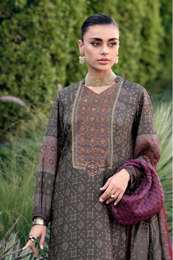 Varsha Fashion Mrittika Muslin Ladies Suit Mk-02