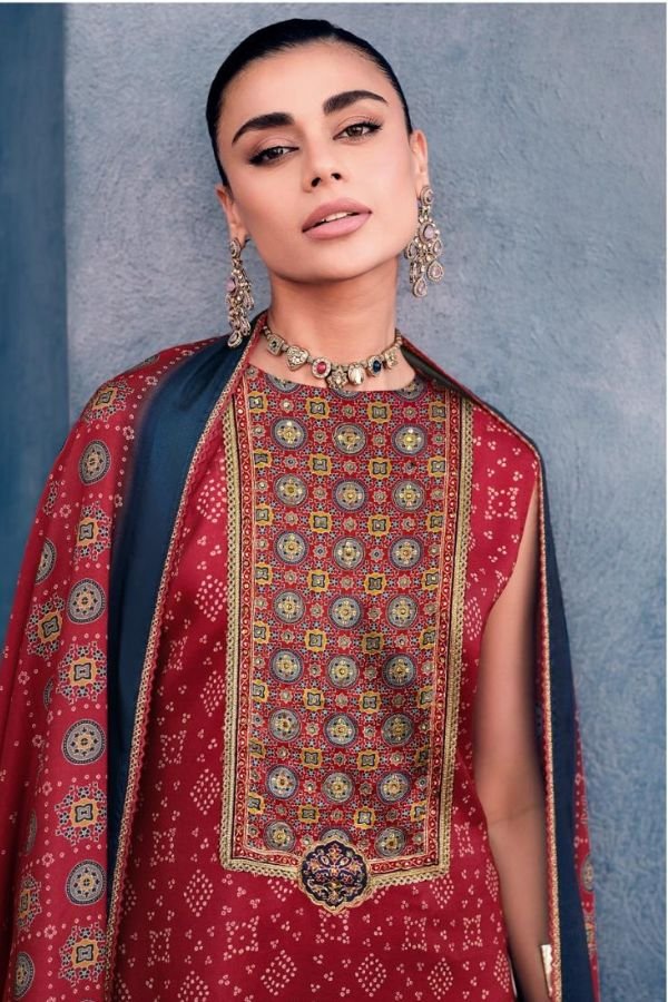 Varsha Fashion Mrittika Muslin Ladies Suit Mk-04