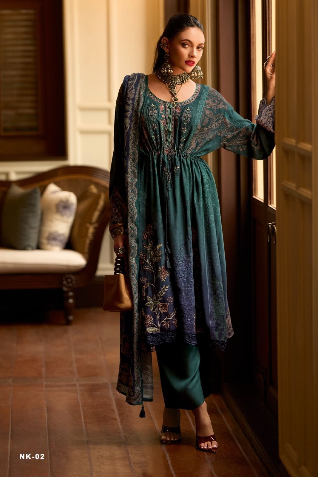 Varsha Fashion Nikhaar Muslin Ladies Suit NK-02