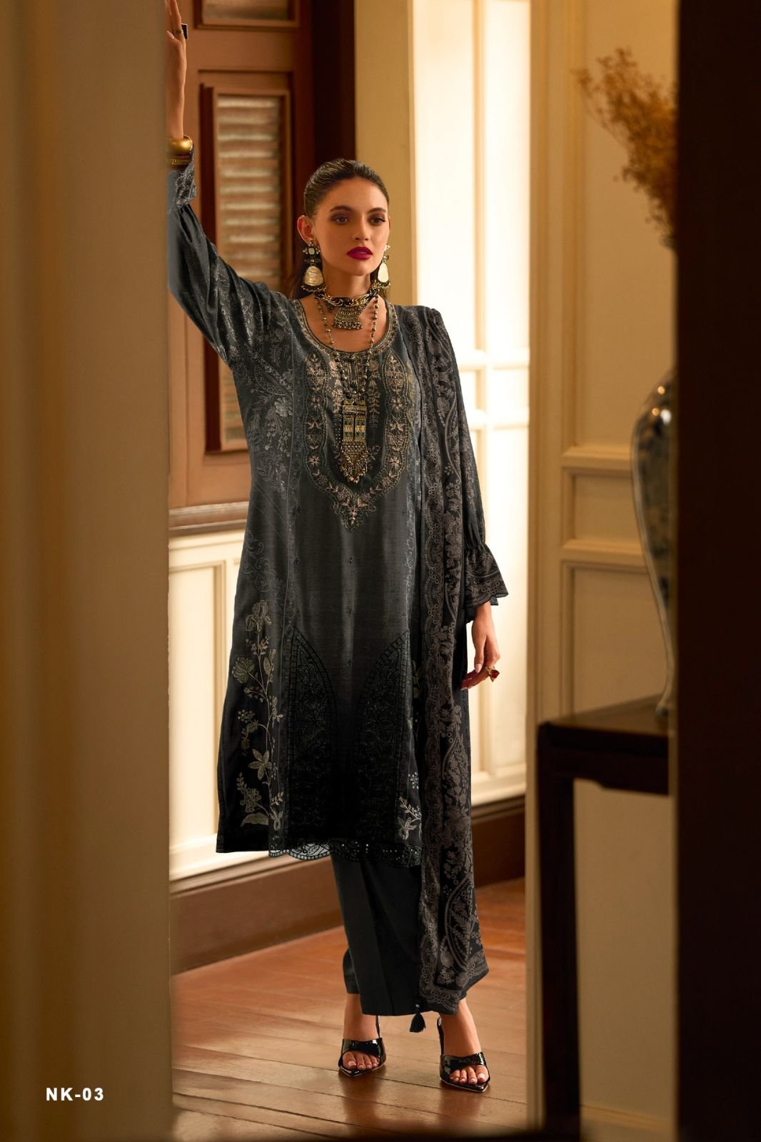 Varsha Fashion Nikhaar Muslin Ladies Suit NK-03