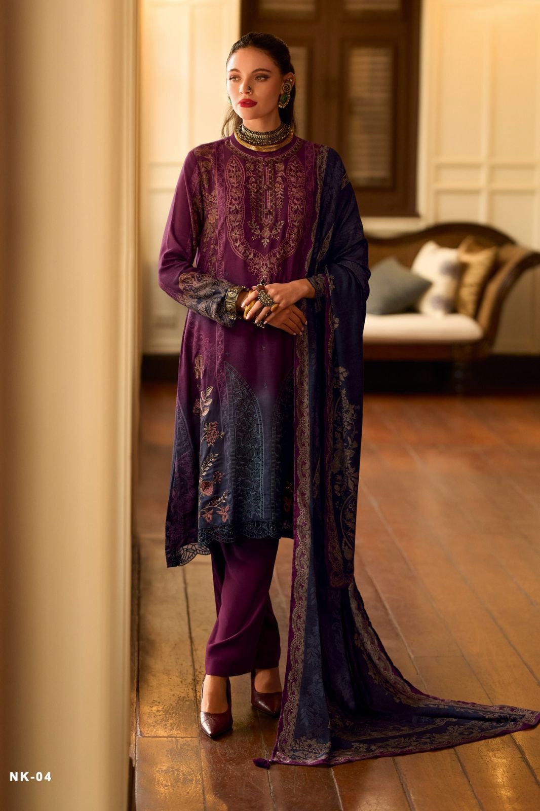 Varsha Fashion Nikhaar Muslin Ladies Suit NK-04