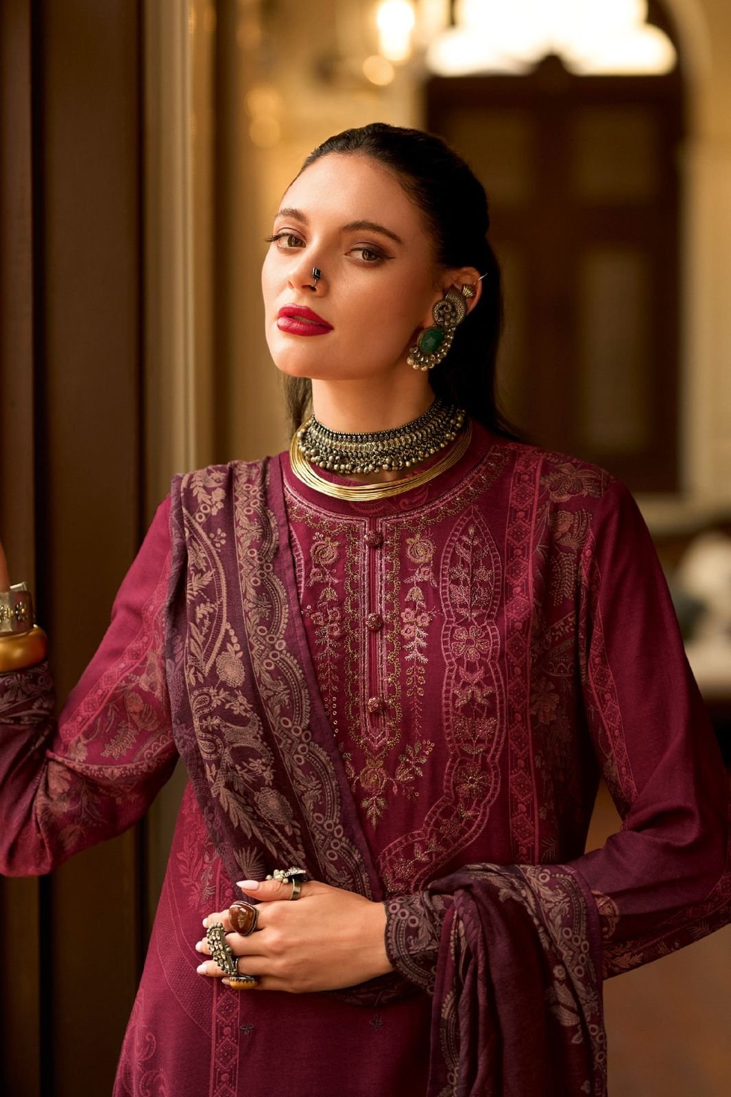 Varsha Fashion Nikhaar Muslin Ladies Suit NK-01