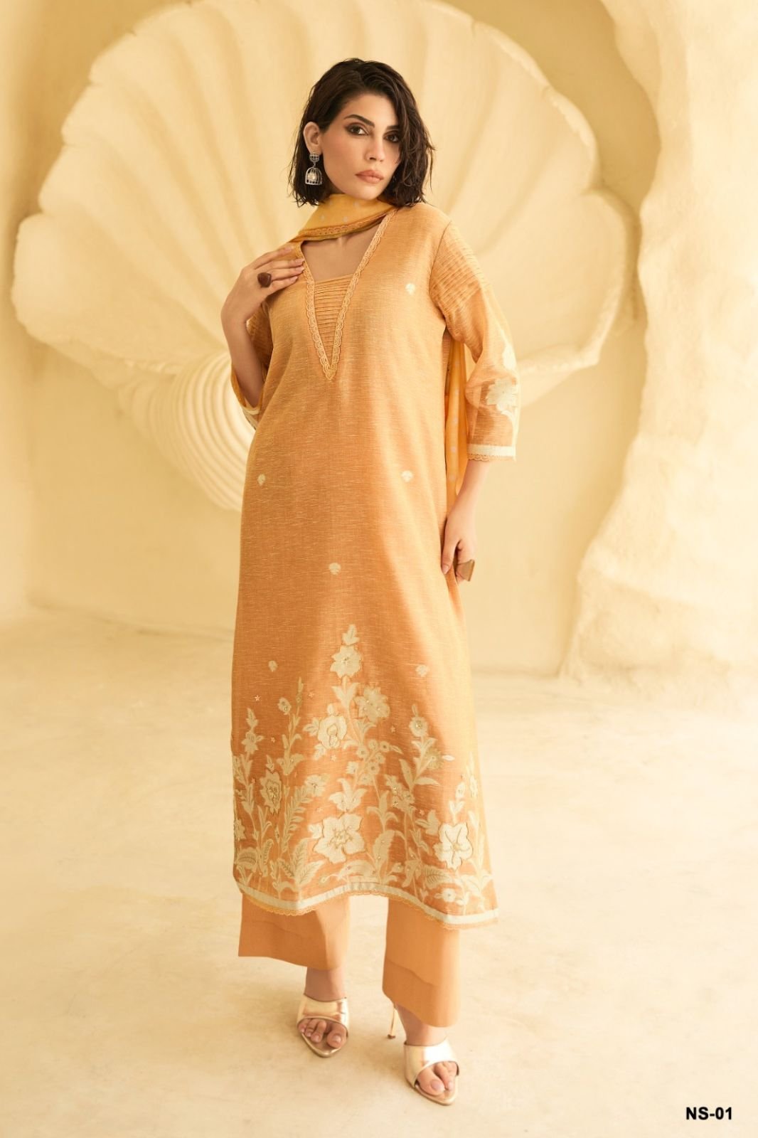 Varsha Fashion Nishat Linen Printed Ladies Suit NT-01
