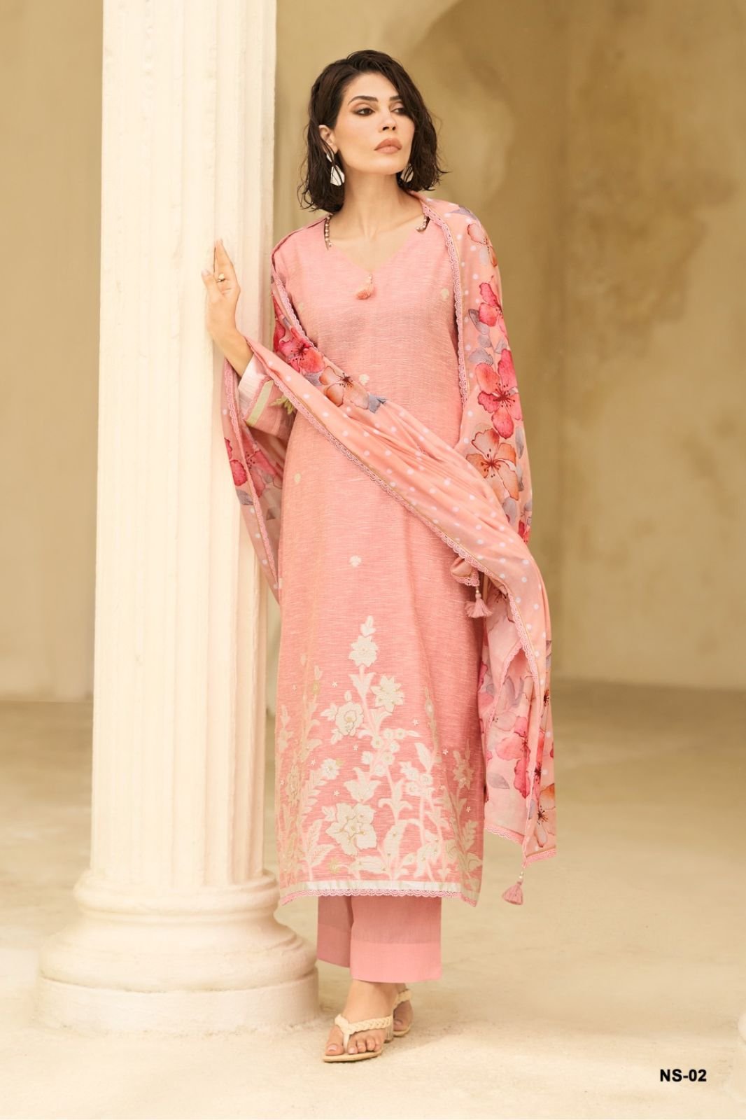 Varsha Fashion Nishat Linen Printed Ladies Suit NT-02