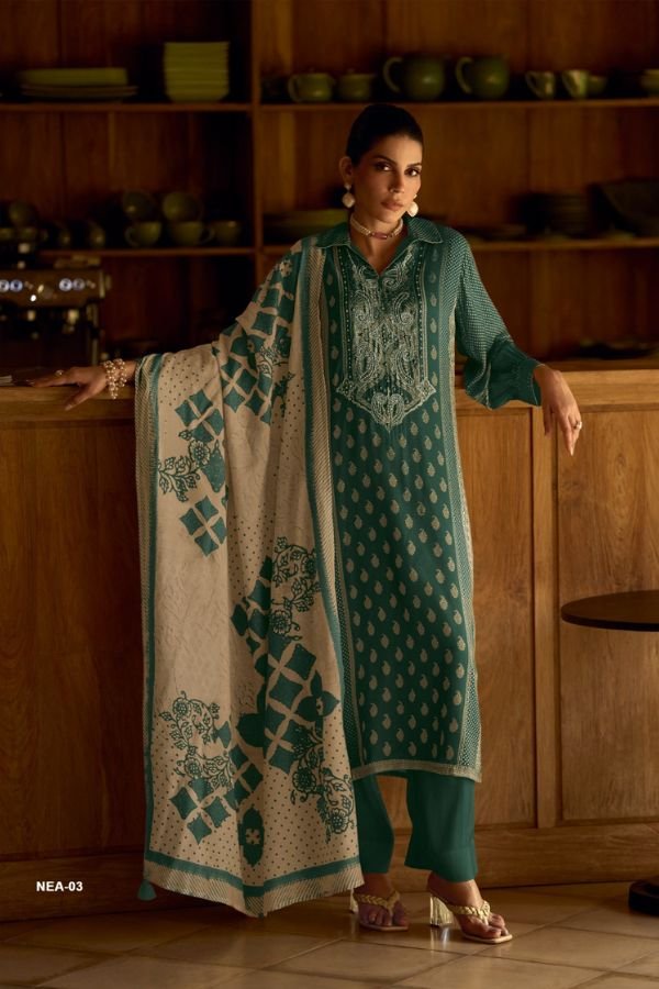 Varsha Fashion Noor E Andaz Muslin Ladies Suit NEA-03