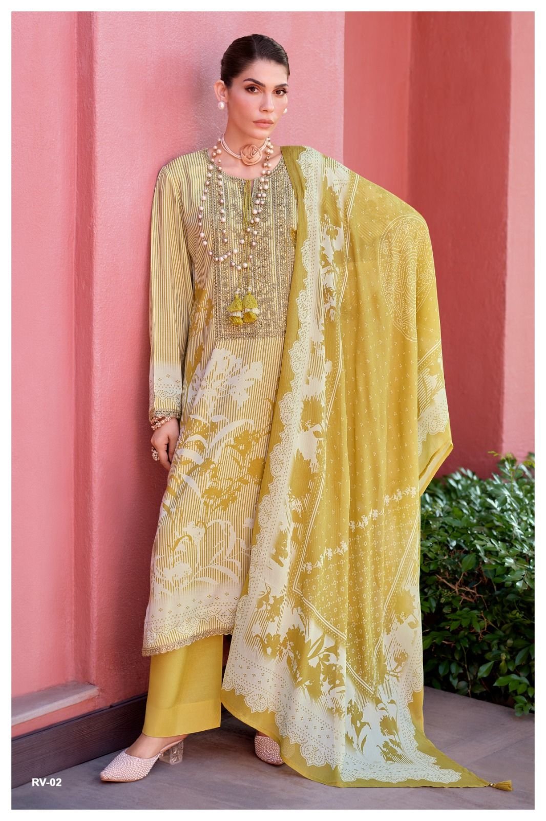 Varsha Fashion Rivera Muslin Ladies Salwar Suit RV-02