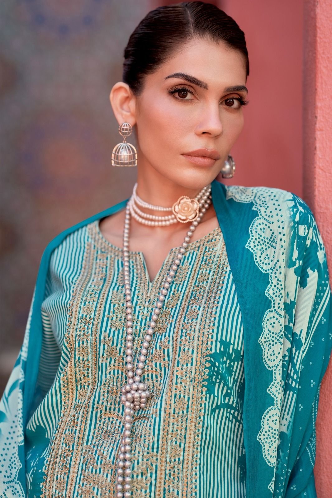 Varsha Fashion Rivera Muslin Ladies Salwar Suit RV-01