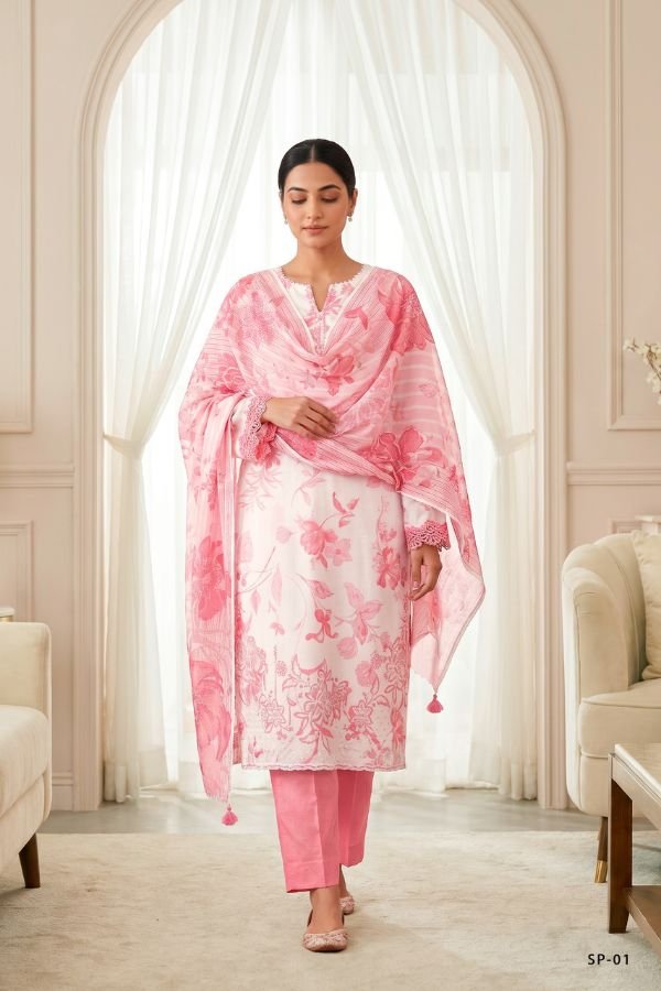 Varsha Fashion Sapphire Cotton Printed Suit SP-01