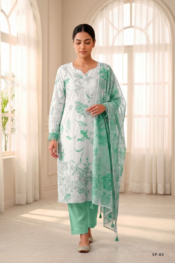 Varsha Fashion Sapphire Cotton Printed Suit SP-03