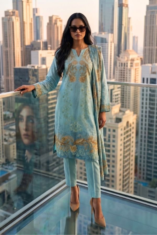 Yes Fab The Collective 7 Lawn Unstitched Ladies Suit 1006