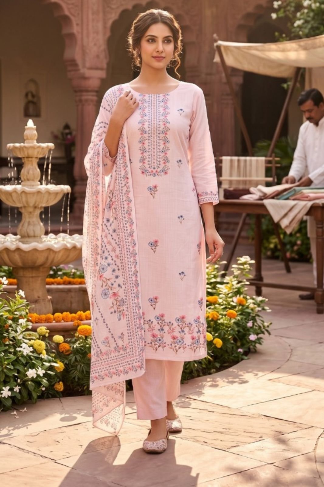 Yes Fab Thyme Lawn Unstitched Ladies Suit 1003