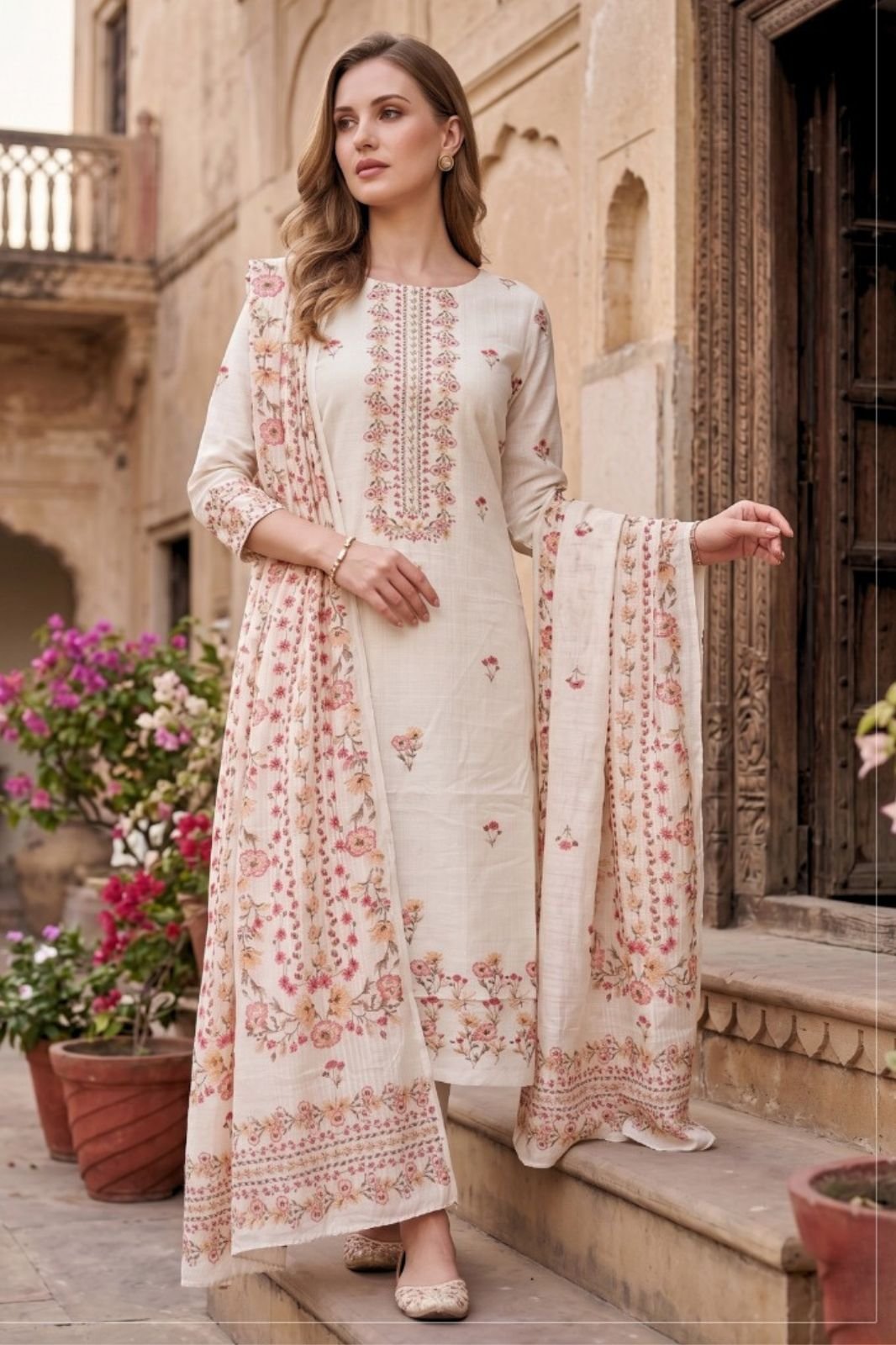 Yes Fab Thyme Lawn Unstitched Ladies Suit 1004