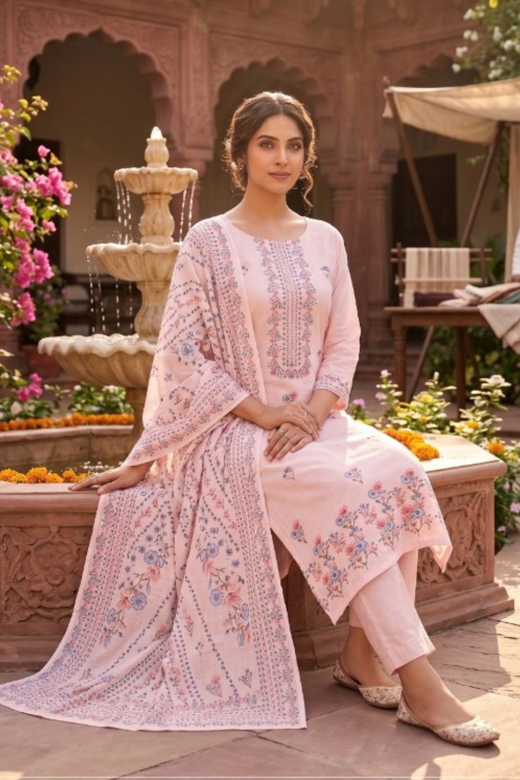 Yes Fab Thyme Lawn Unstitched Ladies Suit 1003