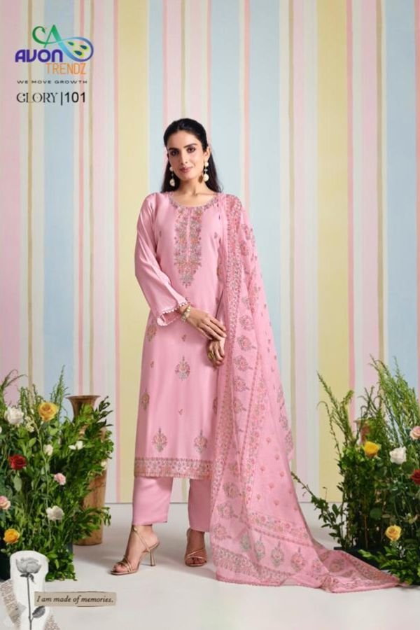 Avon Trendz Glory Mul Mul Ladies Salwar Suit 101