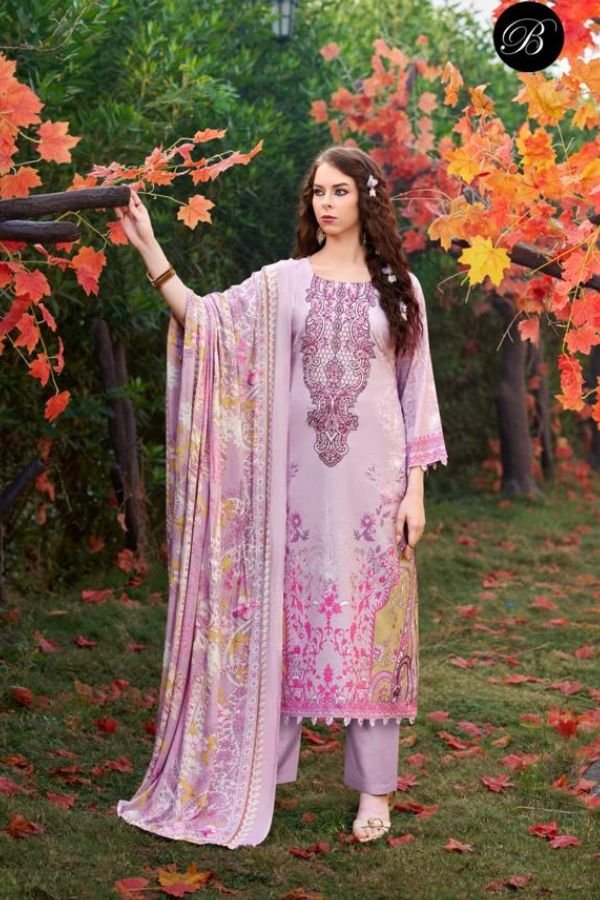 Belliza Designer Studio Naira Vol-146 Pure Cotton Suit 986-001
