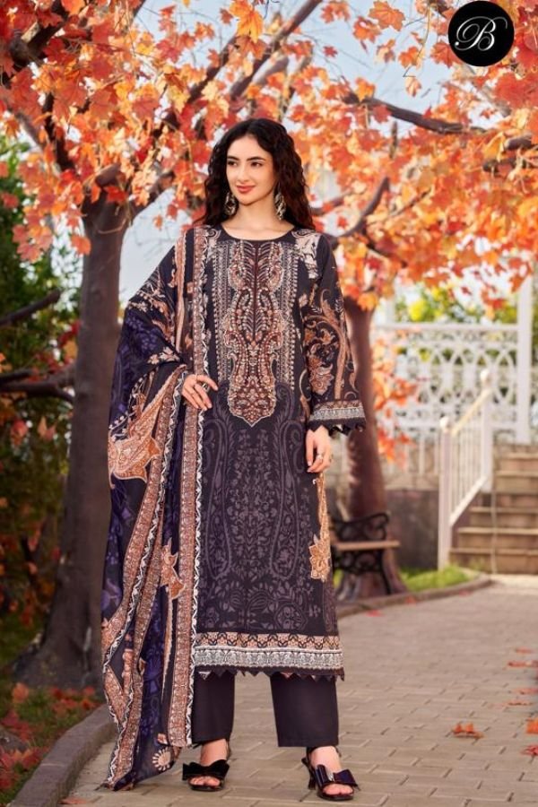 Belliza Designer Studio Naira Vol-146 Pure Cotton Suit 986-003