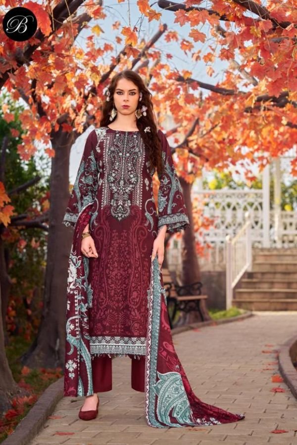 Belliza Designer Studio Naira Vol-146 Pure Cotton Suit 986-006
