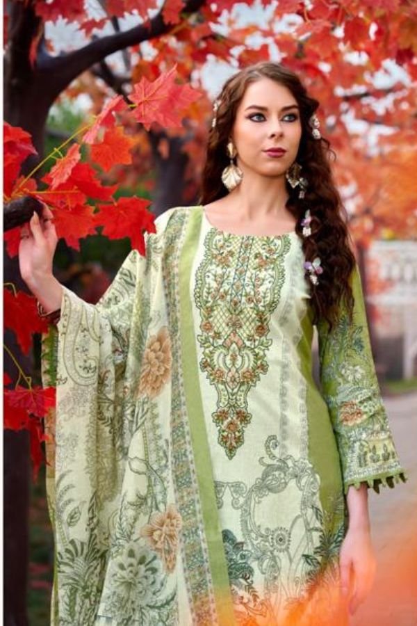Belliza Designer Studio Naira Vol-146 Pure Cotton Suit 986-002