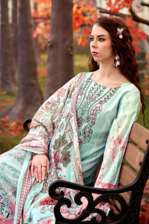 Belliza Designer Studio Naira Vol-146 Pure Cotton Suit 986-005