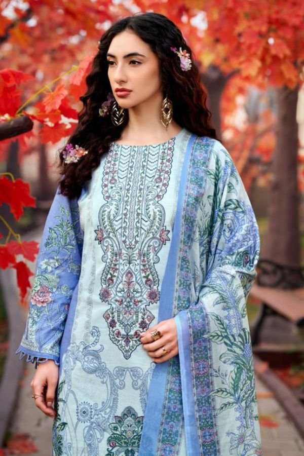 Belliza Designer Studio Naira Vol-146 Pure Cotton Suit 986-007