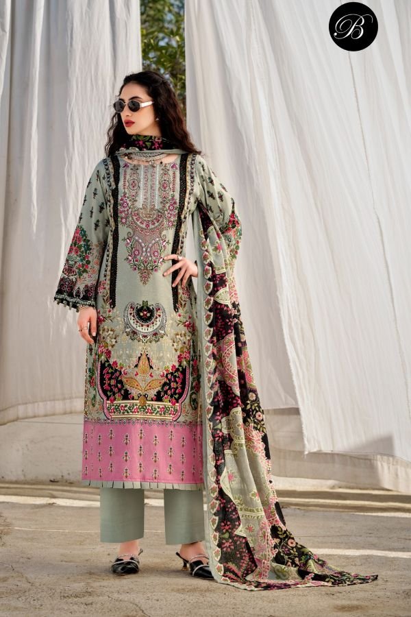 Belliza Designer Studio Naira Vol-147 Pure Cotton Suit 987-004