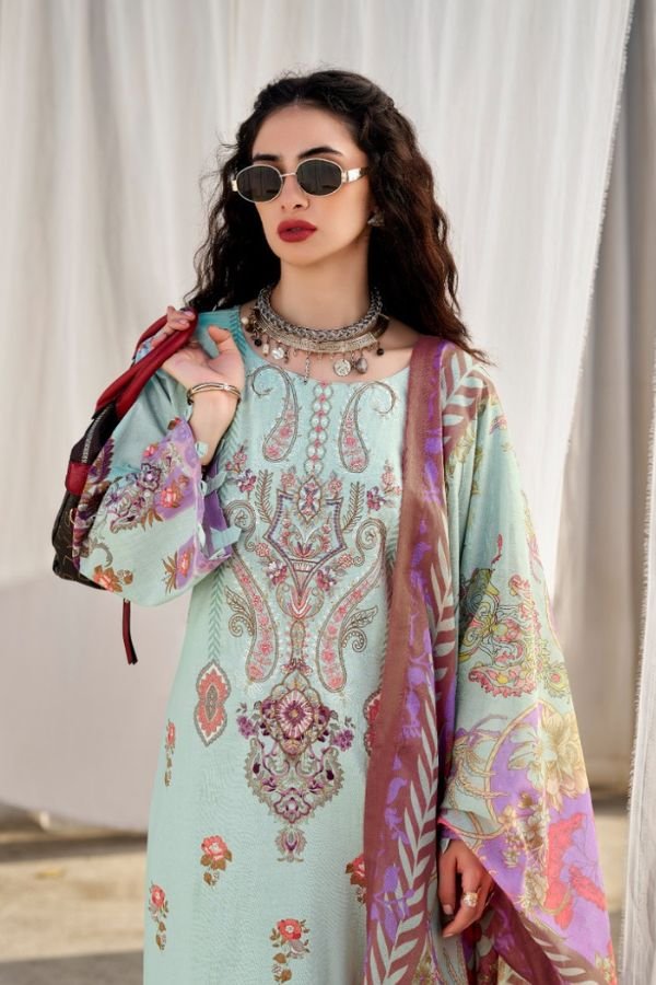 Belliza Designer Studio Naira Vol-147 Pure Cotton Suit 987-002