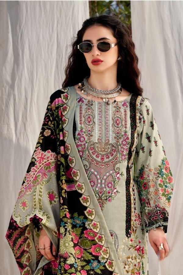 Belliza Designer Studio Naira Vol-147 Pure Cotton Suit 987-004