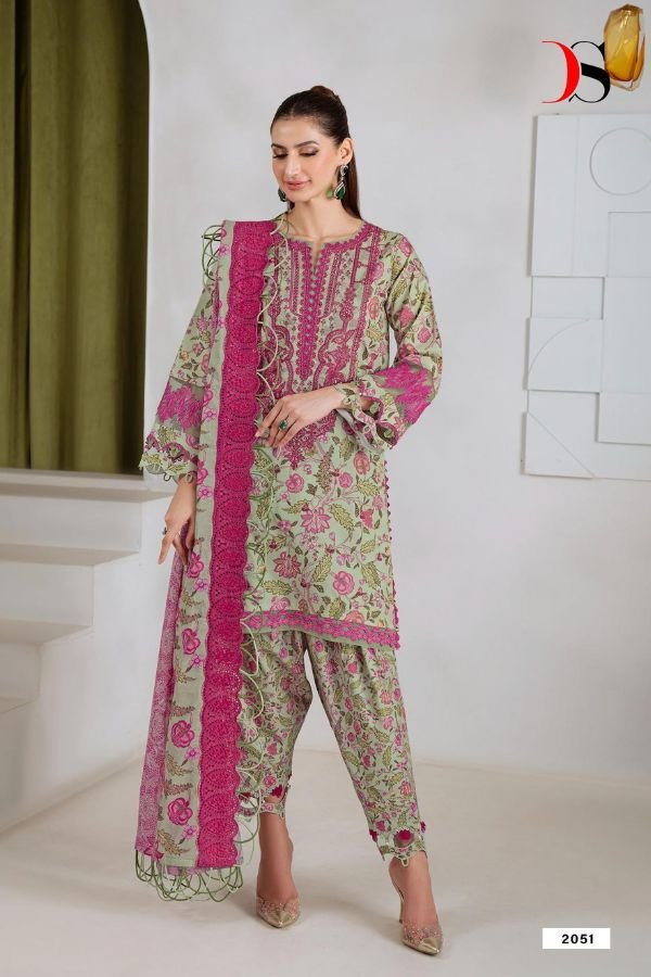 Deepsy Suits Jade Baagh-2 Cotton Salwar Suit 2051