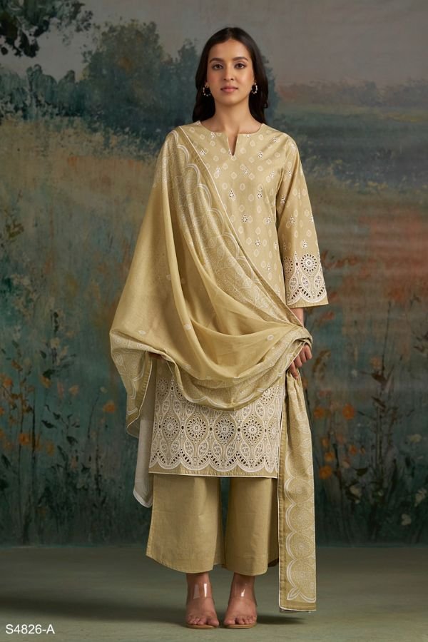 Ganga Fashion Aadita S4826 Premium Cotton Suit S4826-A