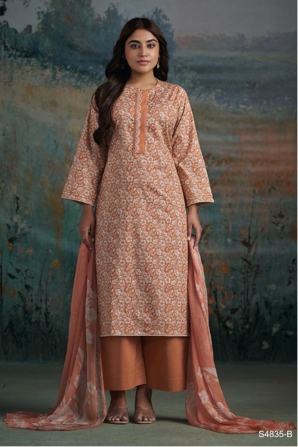 Ganga Fashion Aaditri S4835 Premium Cotton Suit S4835-B