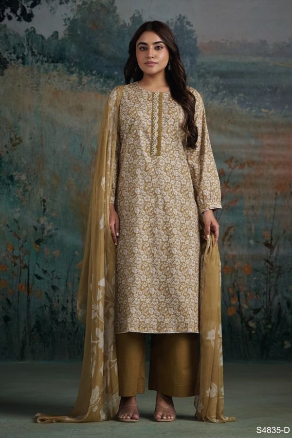 Ganga Fashion Aaditri S4835 Premium Cotton Suit S4835-D