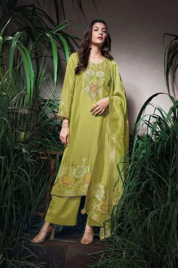 Ganga Fashion Amani Premium Viscose Woven Silk Suit C1901