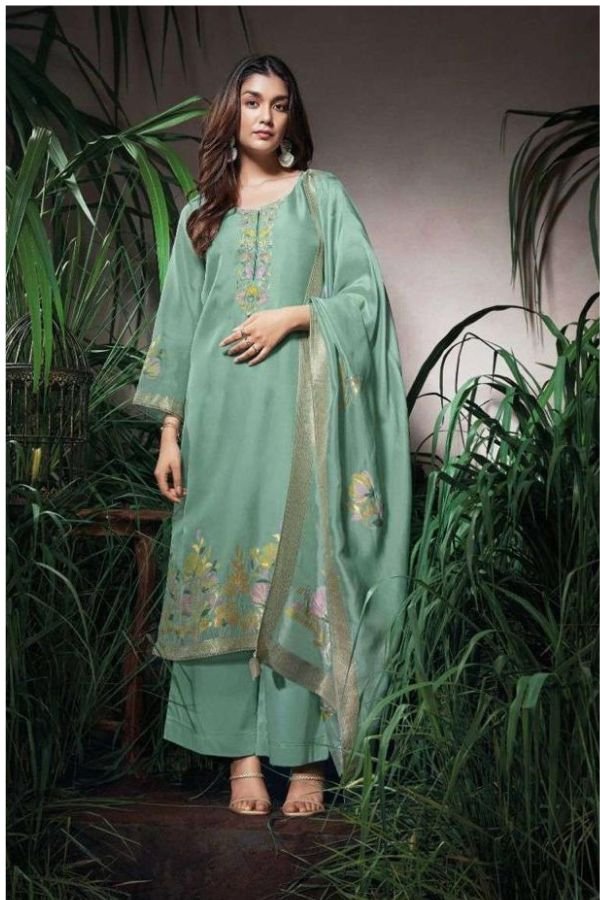 Ganga Fashion Amani Premium Viscose Woven Silk Suit C1905