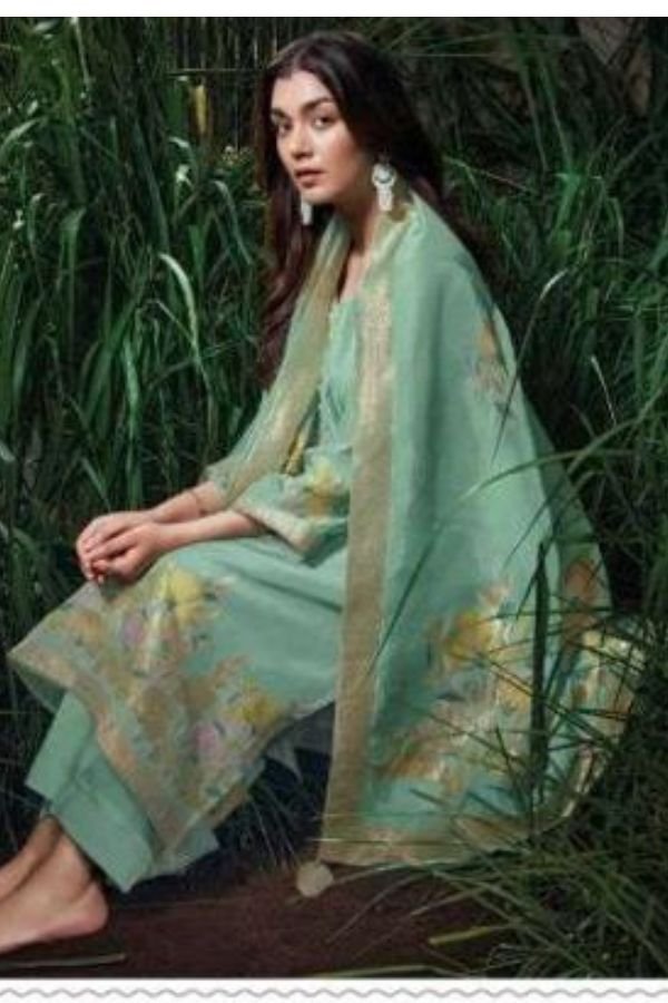Ganga Fashion Amani Premium Viscose Woven Silk Suit C1905