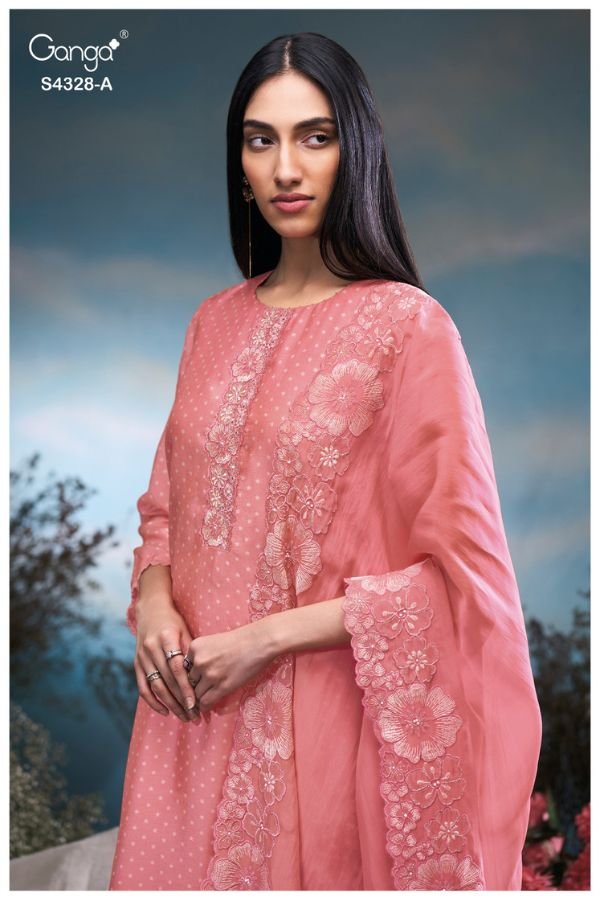 Ganga Fashion Aneaa S4328 Silk Ladies Suit S4328-A