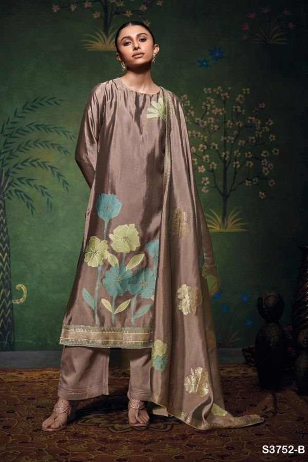 Ganga Fashion Cressida S3752 Silk Salwar Suit S3752-B