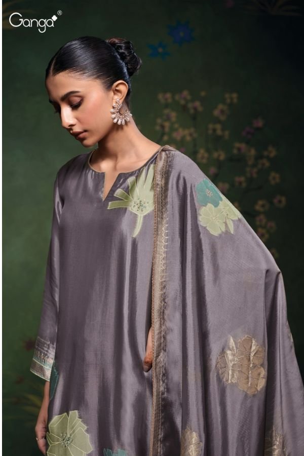 Ganga Fashion Cressida S3752 Silk Salwar Suit S3752-A