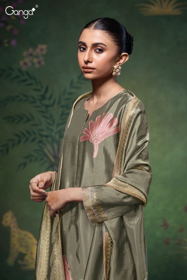 Ganga Fashion Cressida S3752 Silk Salwar Suit S3752-C
