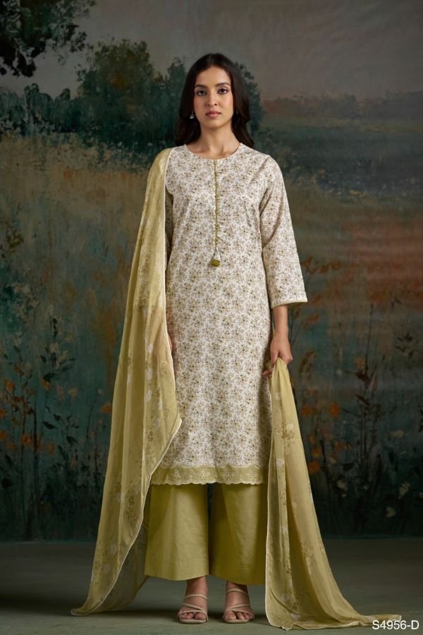 Ganga Fashion Eashita S4956 Premium Cotton Suit S4956-D