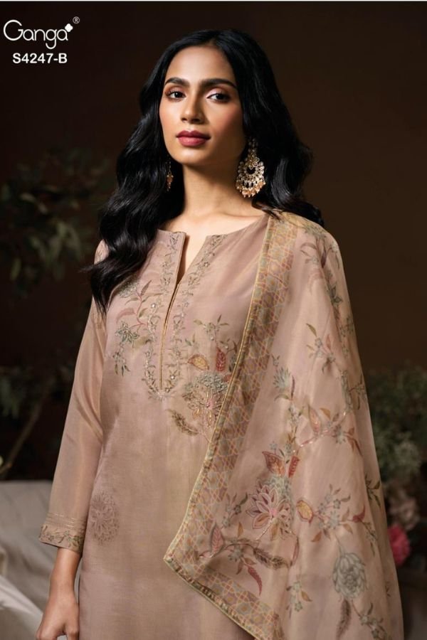 Ganga Fashion Elyna S4247 Silk Salwar Suit S4247-B