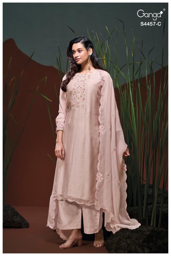 Ganga Fashion Grivika S4457 Silk Ladies Suit S4457-C