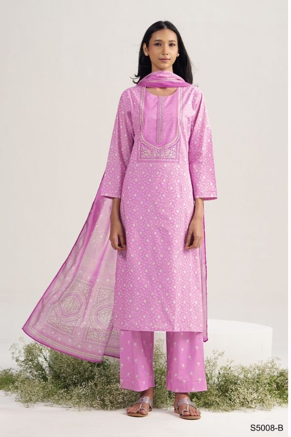 Ganga Fashion Indratha S5008 Premium Cotton Suit S5008-B