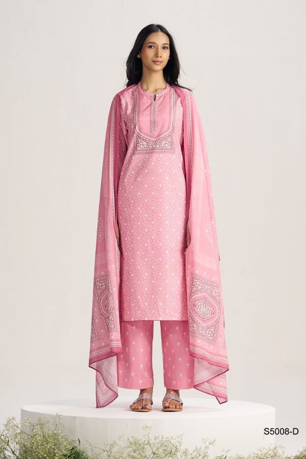 Ganga Fashion Indratha S5008 Premium Cotton Suit S5008-D