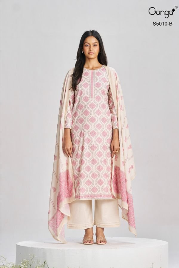 Ganga Fashion Jagriti S5010 Premium Cotton Suit S5010-B