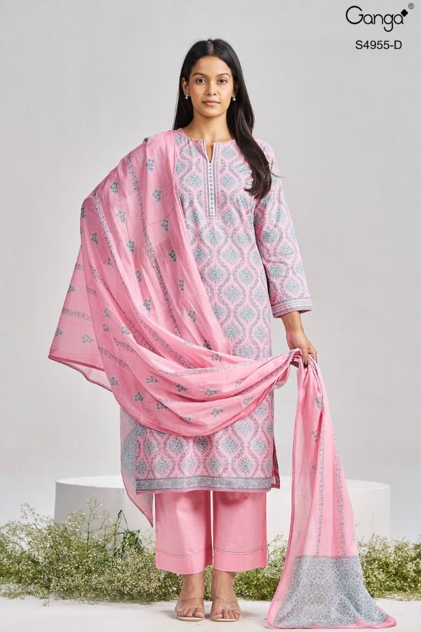 Ganga Fashion Jagriti S5010 Premium Cotton Suit S5010-D