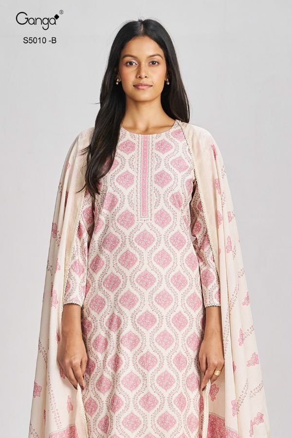 Ganga Fashion Jagriti S5010 Premium Cotton Suit S5010-B