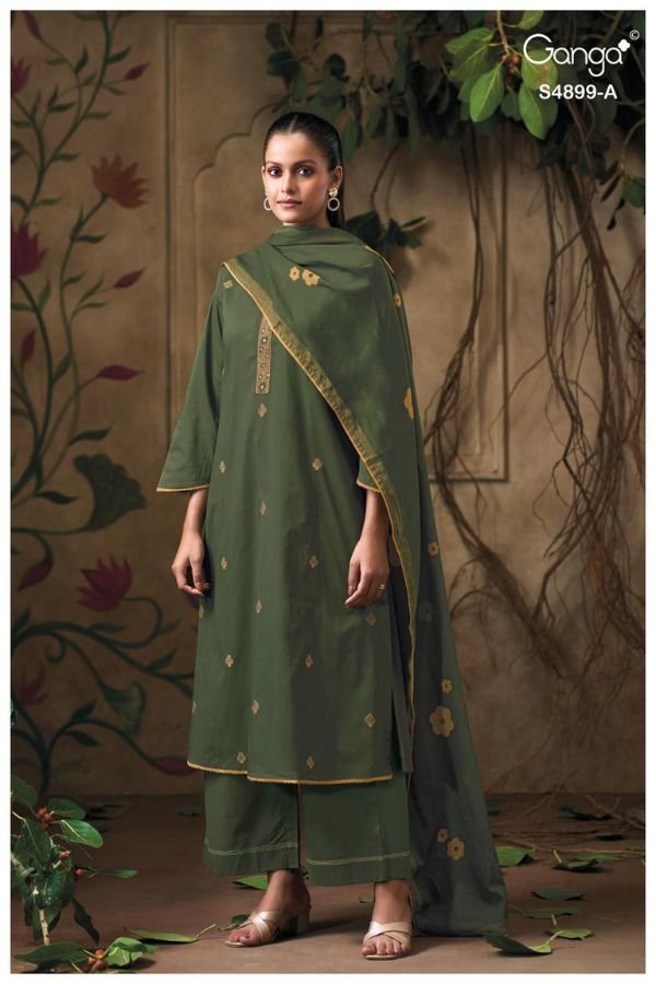 Ganga Fashion Juliera S4899 Premium Cotton Suit S4899-A